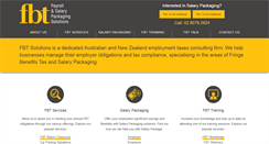 Desktop Screenshot of fbtsolutions.com.au